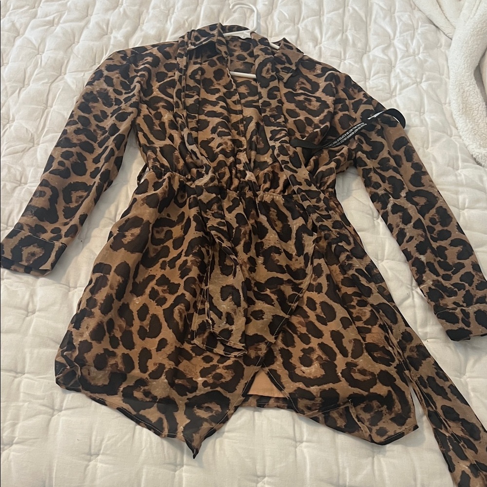 Leopard Print Women's dress